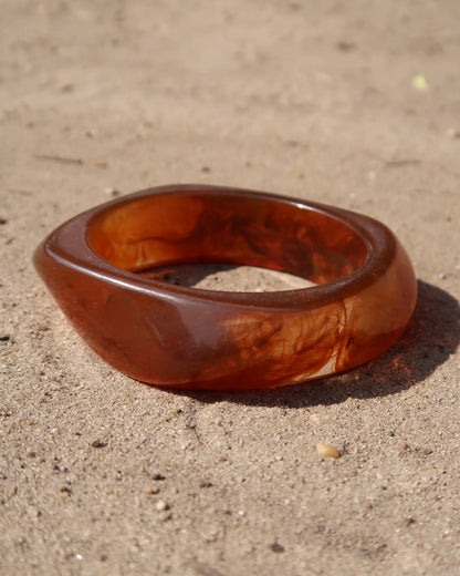  Corsica Bangle, zomer armband, Hot Sea Collection, amber bangle, parelwit bangle, dames armband zomer, strand sieraden.